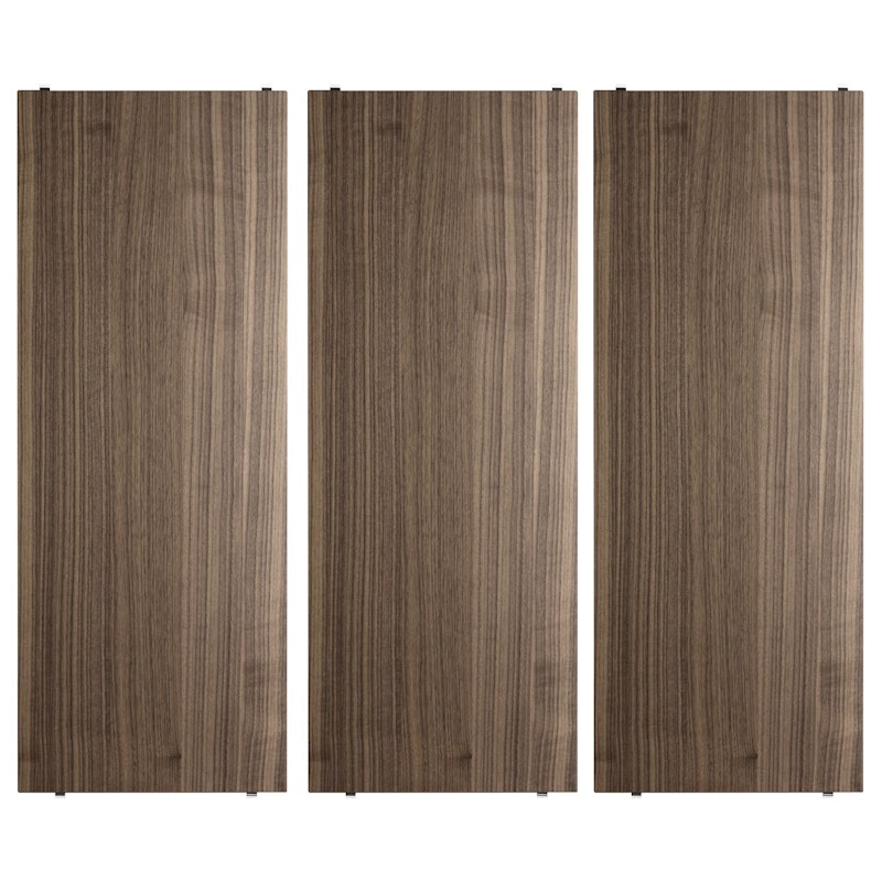 String Shelves 3-pack 58x30 cm, Walnut