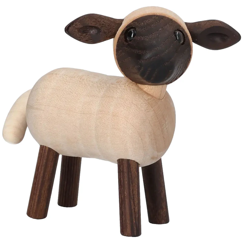 Will Wooden Figurine Lamb, 8,5 cm