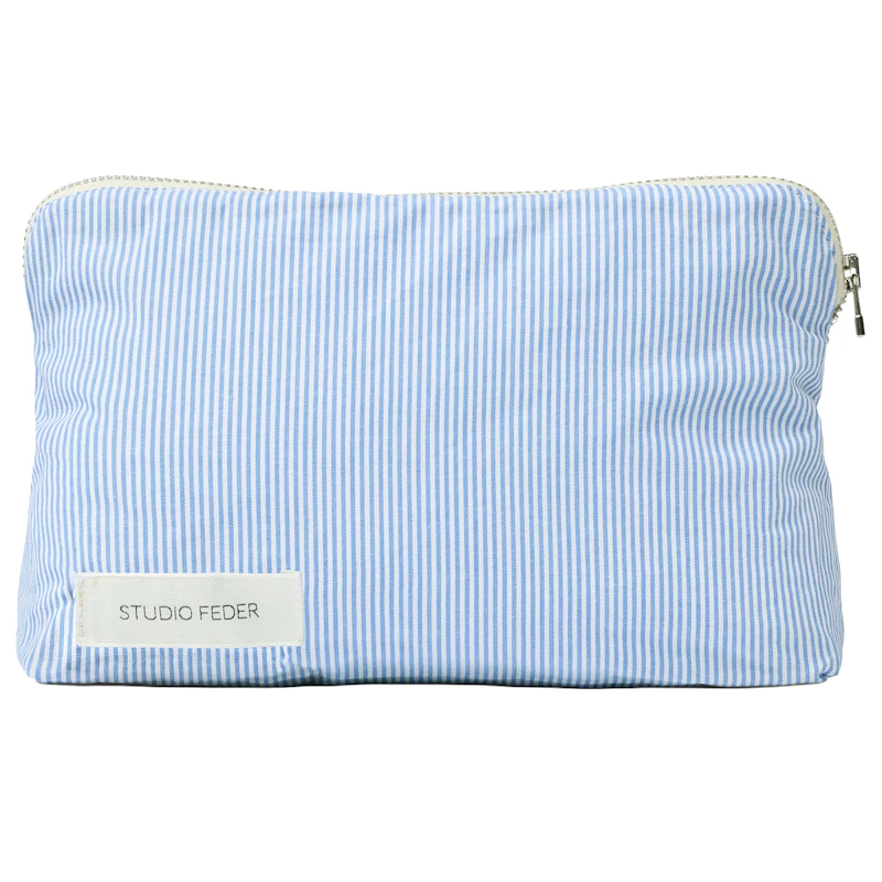 Celia Mini Toilet Bag, Milk Stripe
