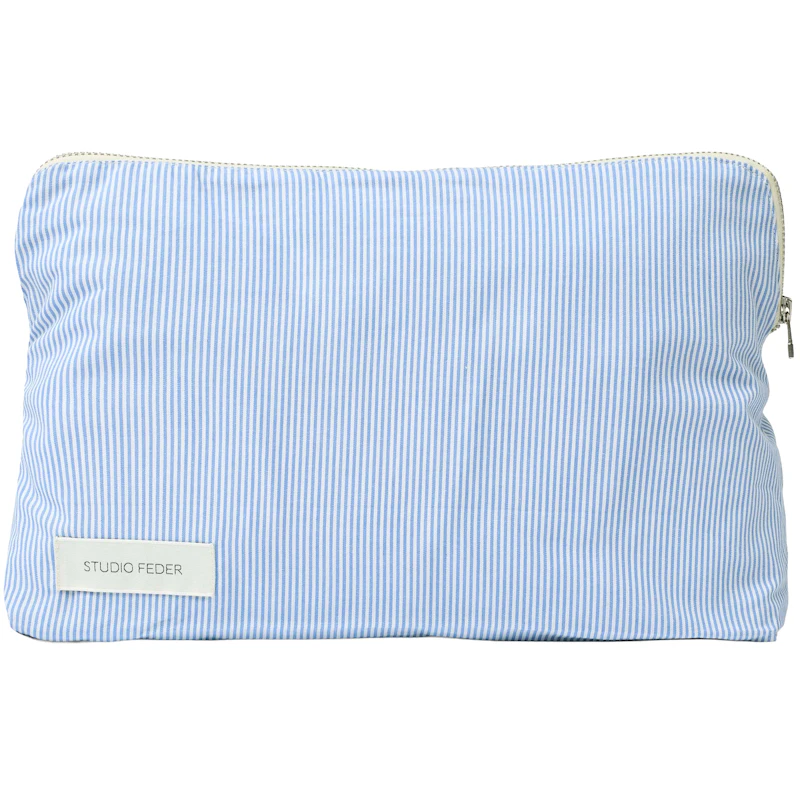 Celia Toilet Bag, Milk Stripe