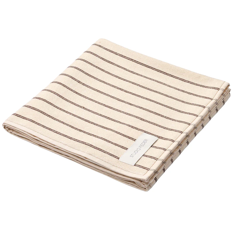 Una Towel 100x160 cm, Brown Rain
