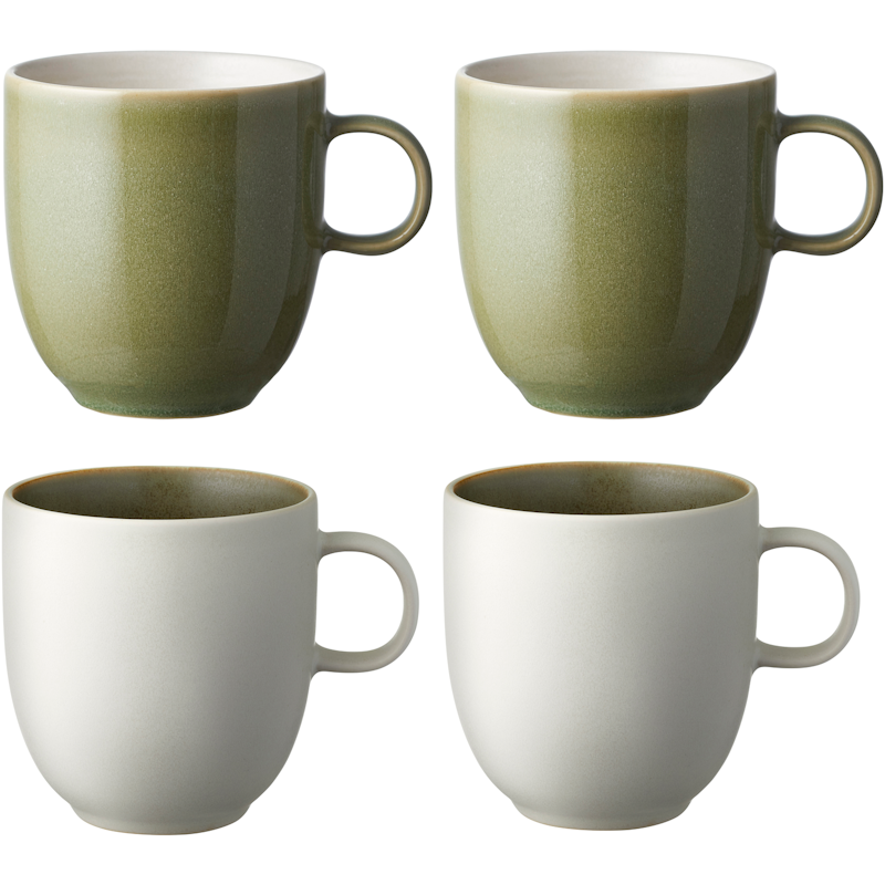 North Mug 4-pack, Moss Mix