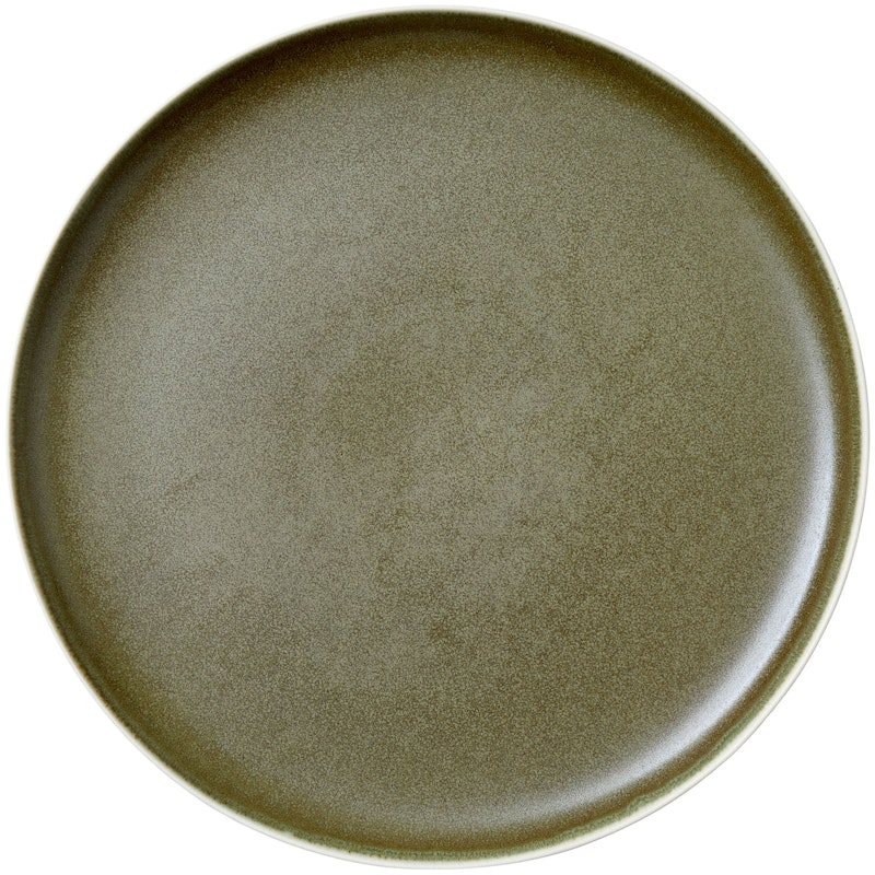 North Plate 27 cm, Matte White/Matte Moss