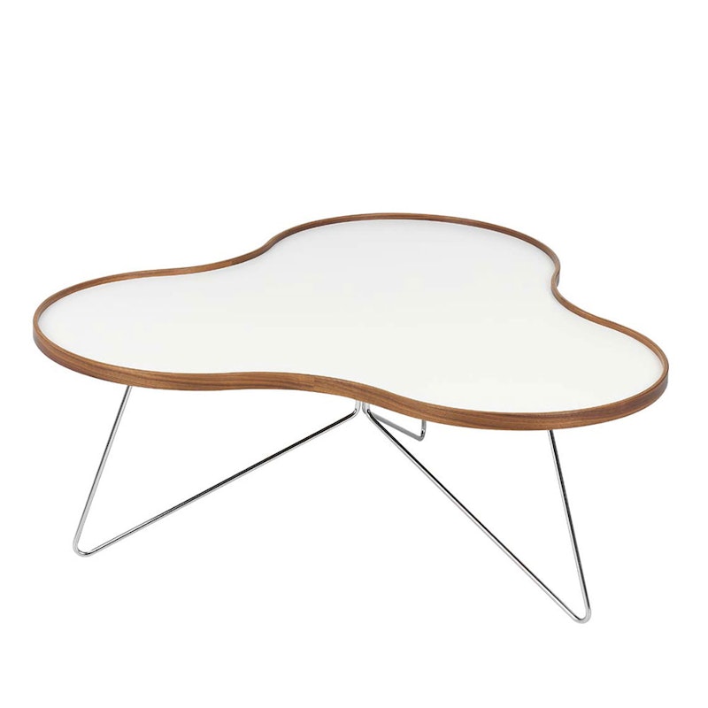 Flower Table 114 cm, Oak/White