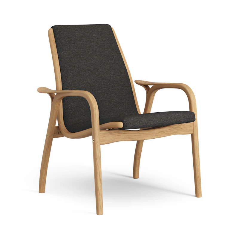 Laminett Armchair Fabric, Oiled Oak / Anthracite
