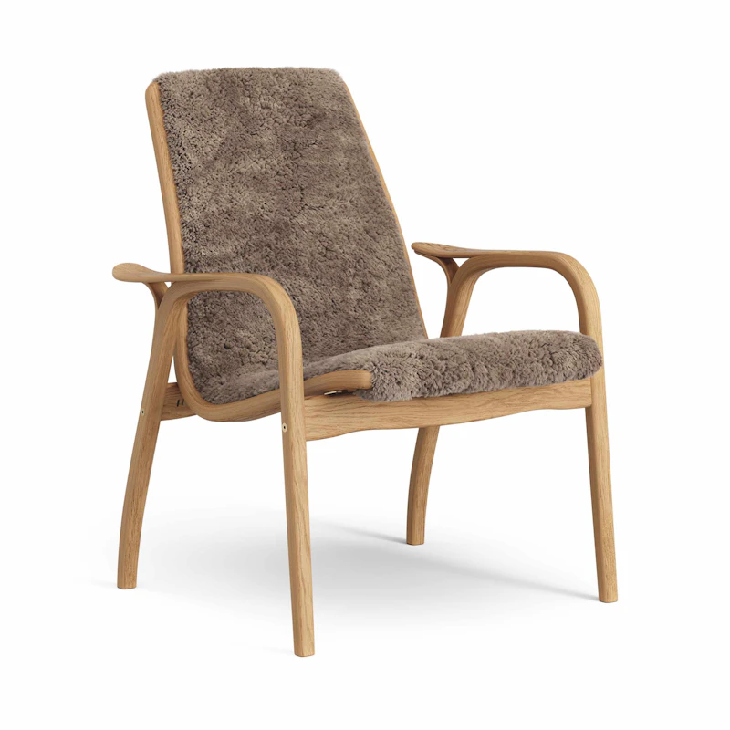 Laminett Armchair Sheepskin, Oiled Oak / Sahara