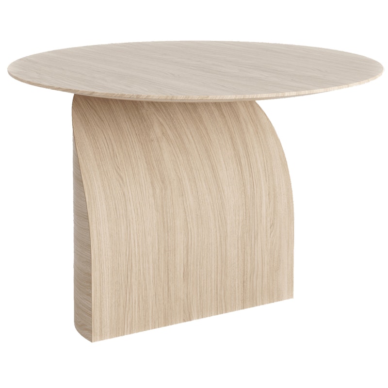 Savoa Coffee Table Ø64 cm, White Oak