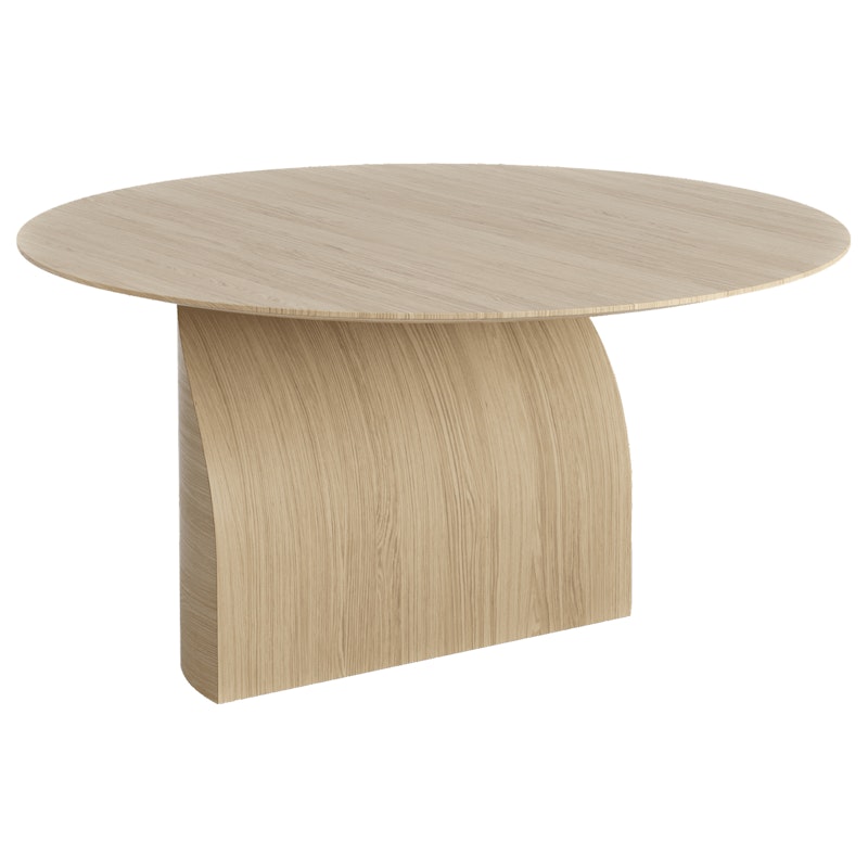 Savoa Coffee Table Ø84 cm, Natural Oak