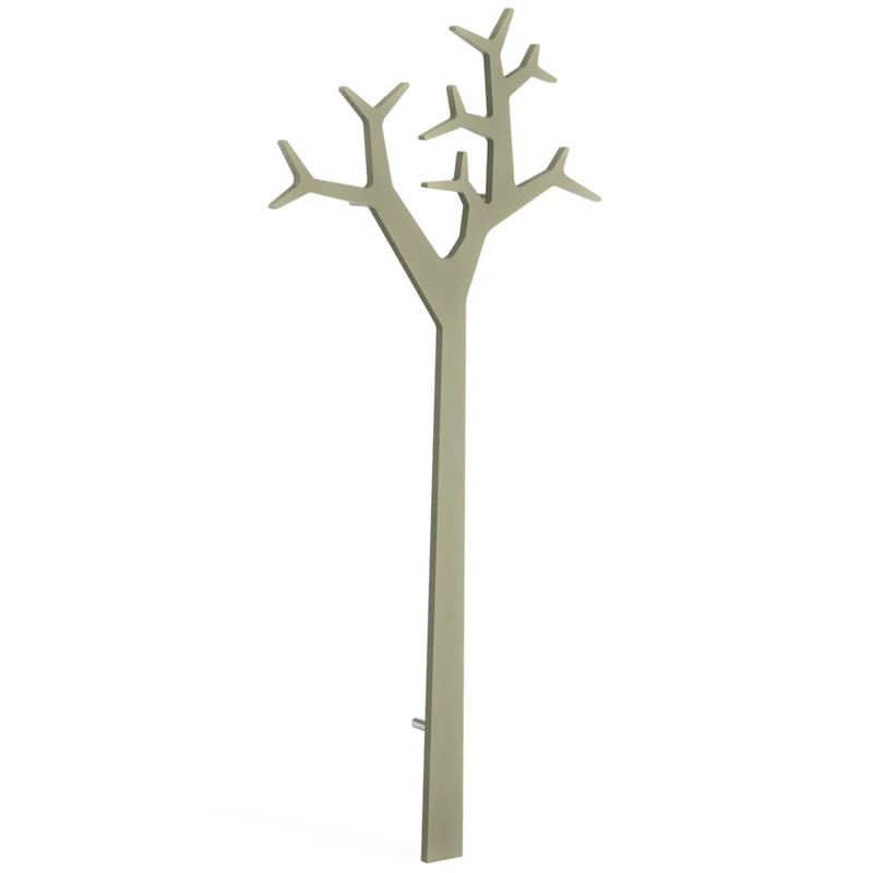 Tree Coat Rack Wall-mounted 194 cm, Moss Green