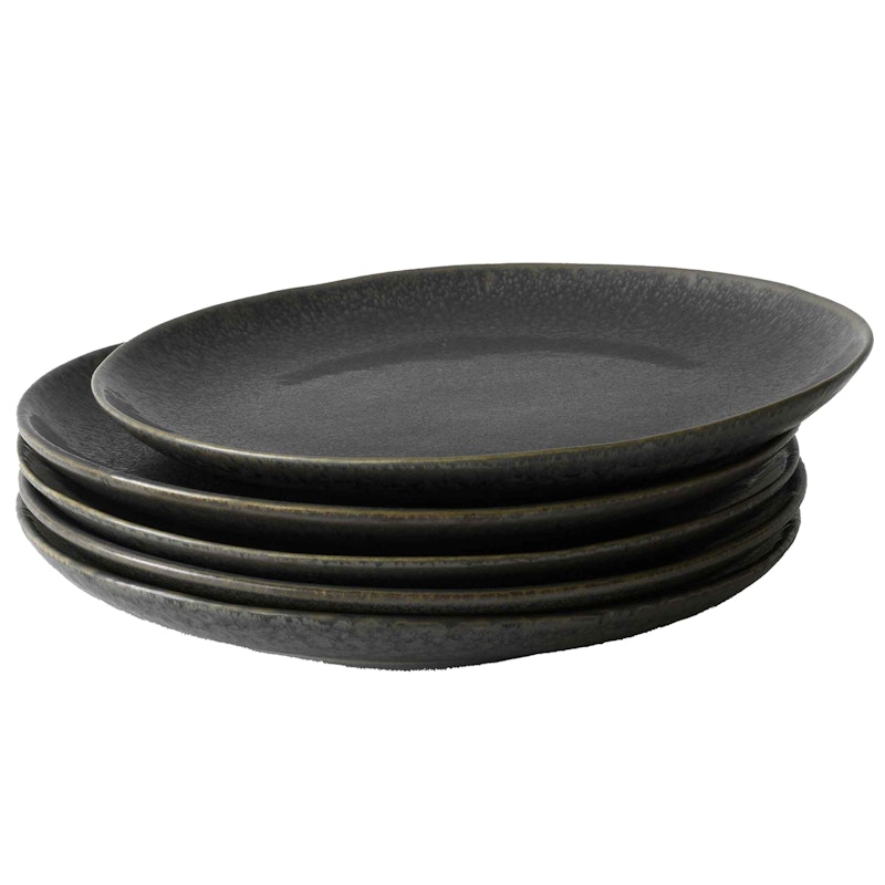 Bastia Plate Black, Ø21,5 cm