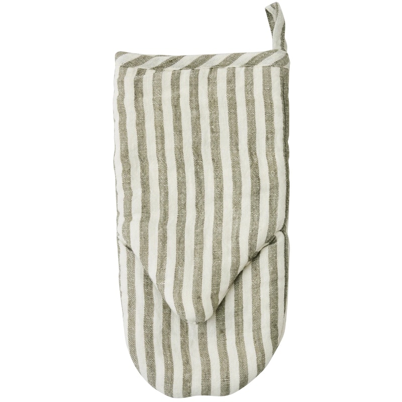 Leon Oven Glove Stripes, Seagrass