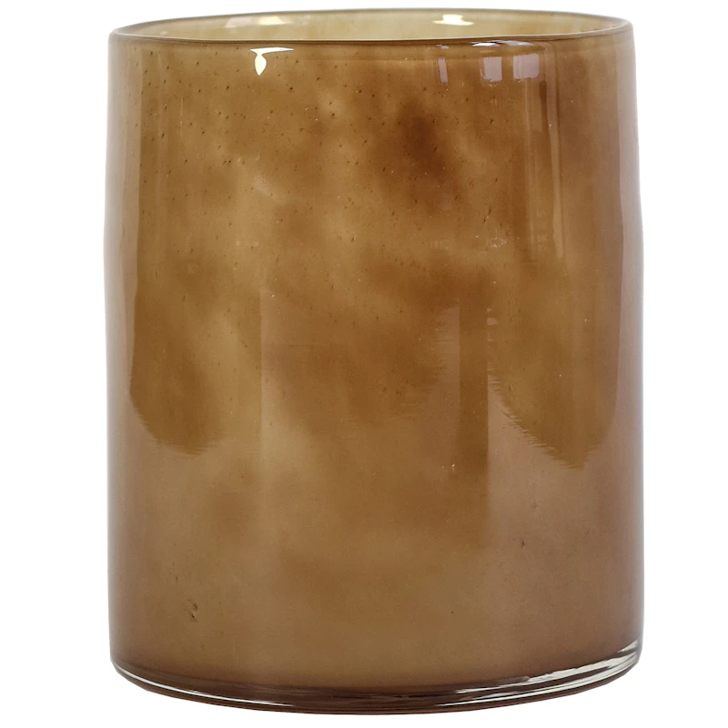 Lyric Candle Holder L, Brown