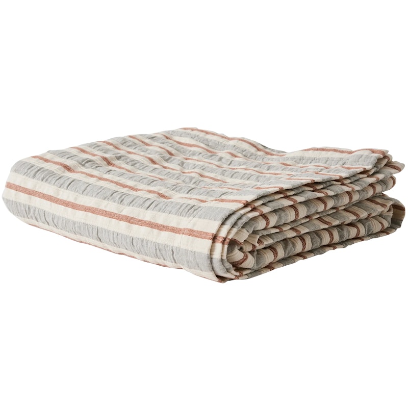 Malva Bedspread 180x260, Grey/Tan