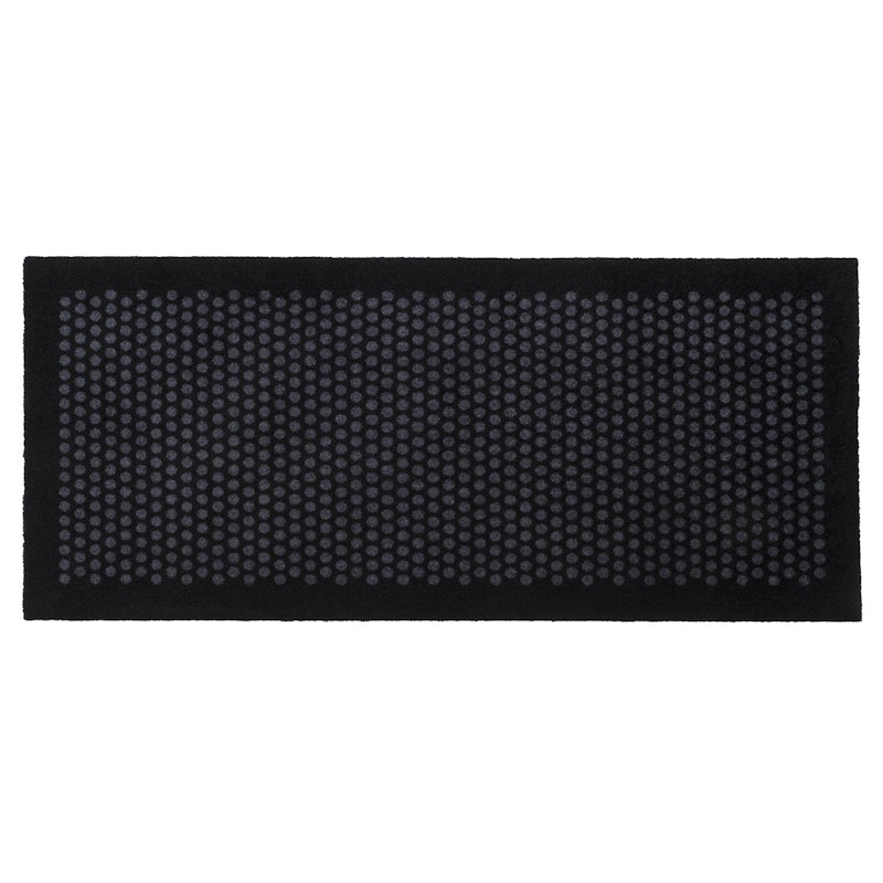 Dot Doormat 67x150cm, Black/Grey