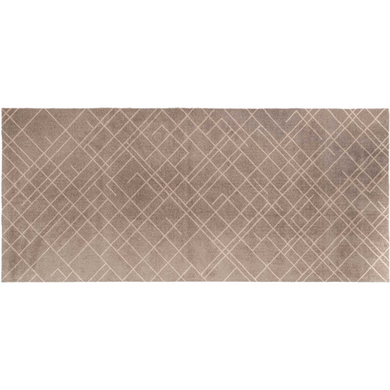 Lines Door Mat Sand / Beige, 200x90 cm