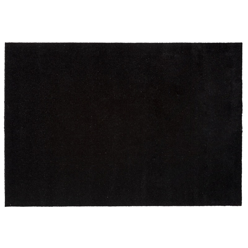 Unicolor Door Mat Black, 130x90 cm