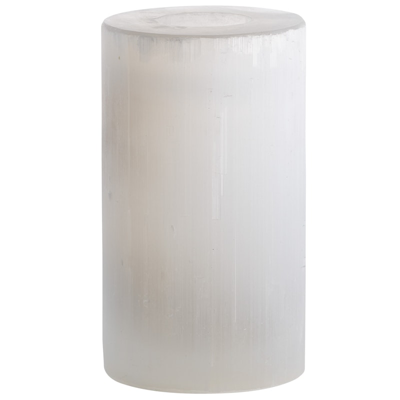 Slow Candle Holder White, 15 cm