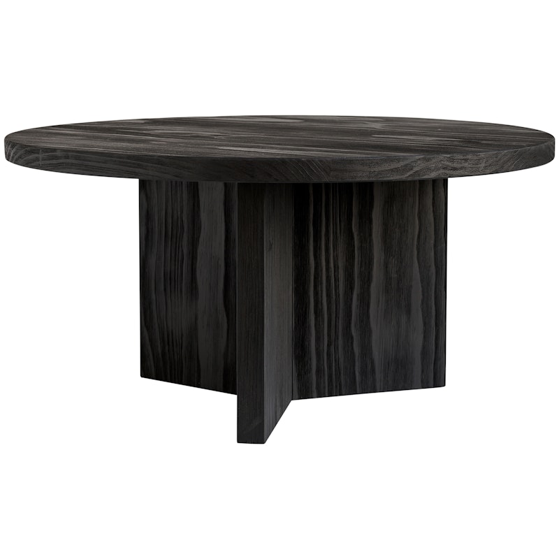 Chunky Coffee Table Ø90 cm, Black