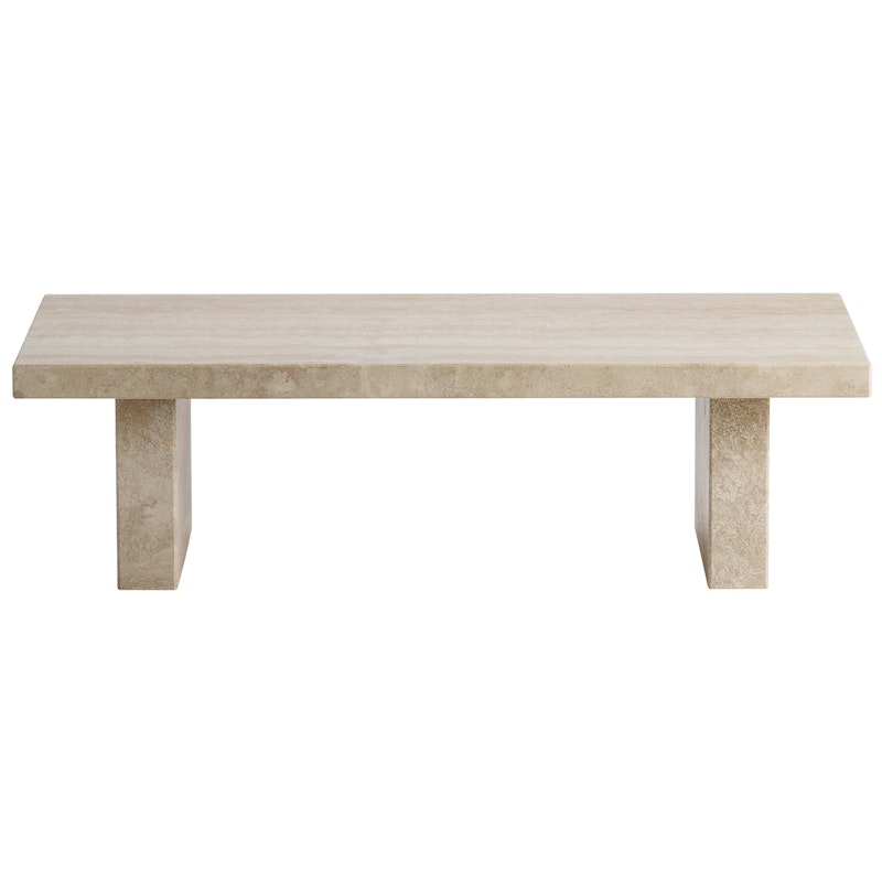 Low Coffee Table Travertine, 35x70 cm