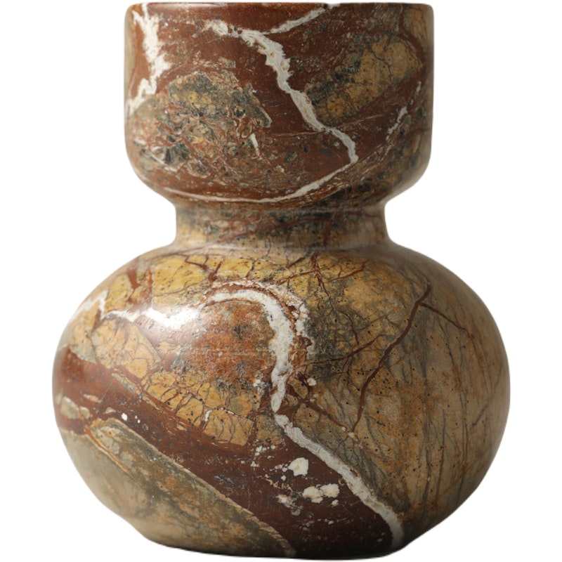 Asker Candle Holder, Red