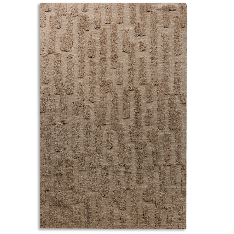 Bielke Wool Rug 300x400 cm, Dark Beige