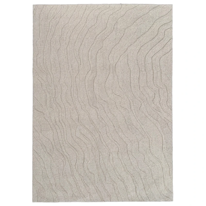 Duvell Wool Rug Light Beige, 200x300 cm