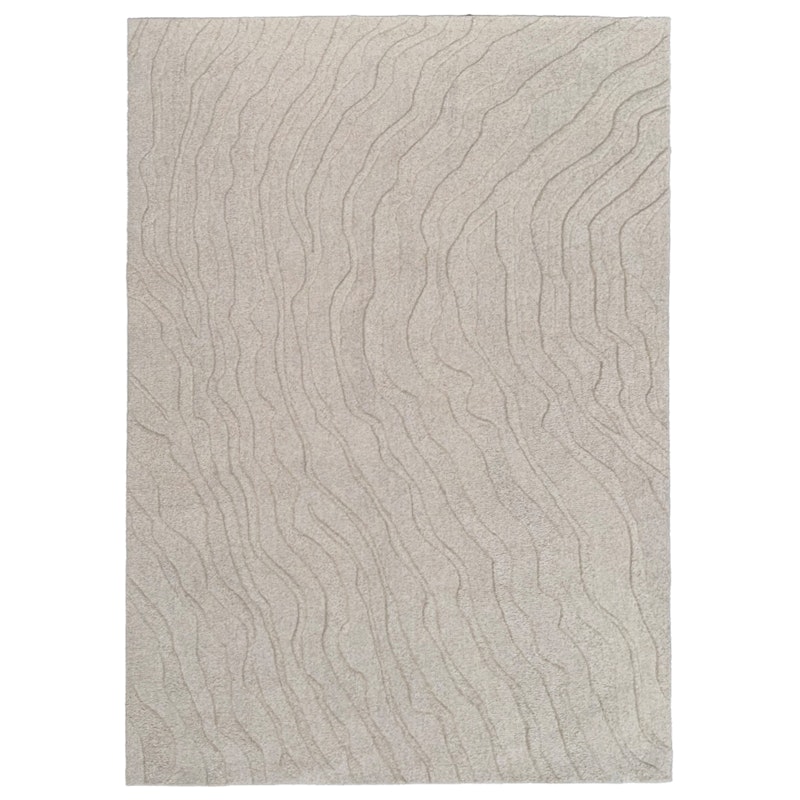 Duvell Wool Rug Light Beige, 200x300 cm