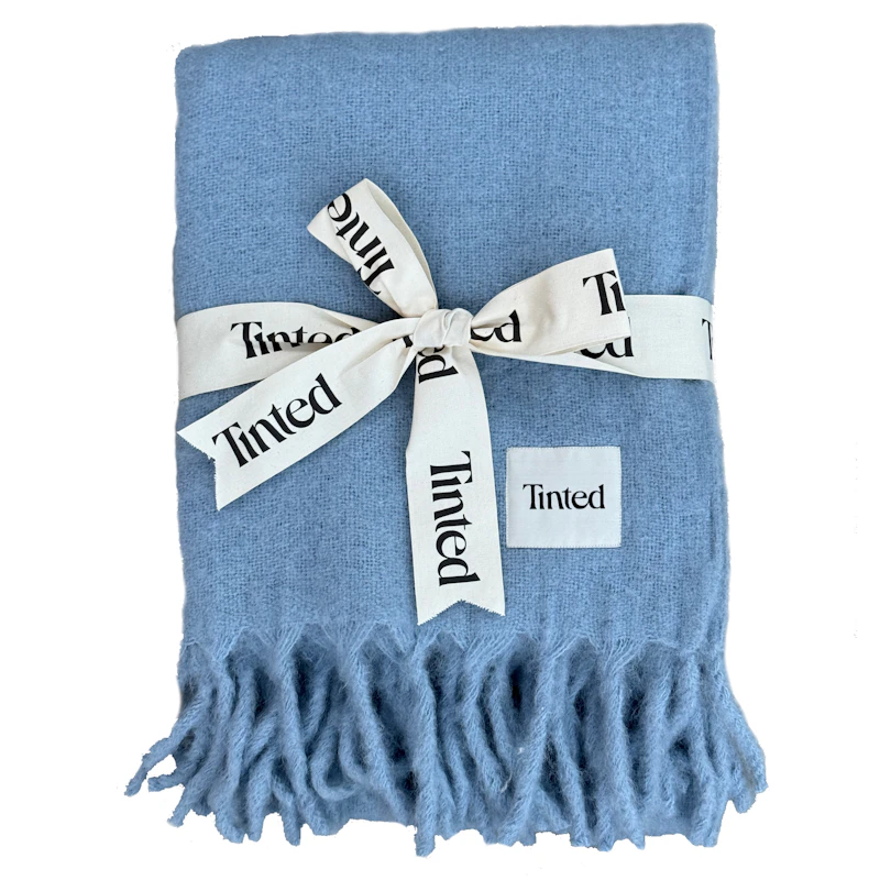 Fridh Plaid Mohair 130x170 cm, Blue