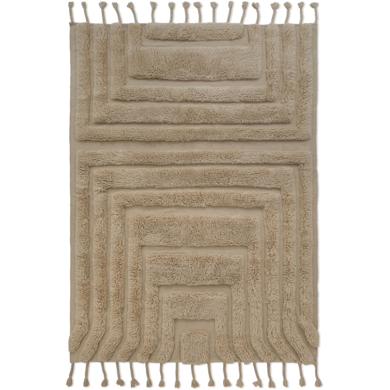 Kask Wool Rug 300x400 cm, Beige