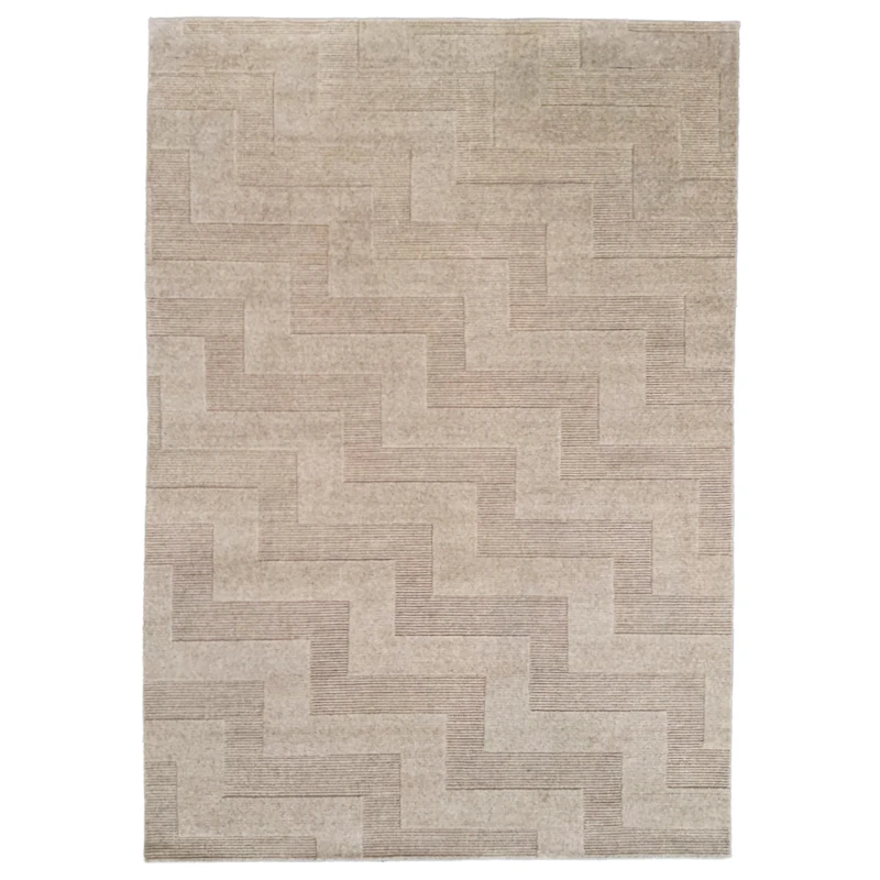 Valmont Wool Rug 250x350 cm, Beige Melange