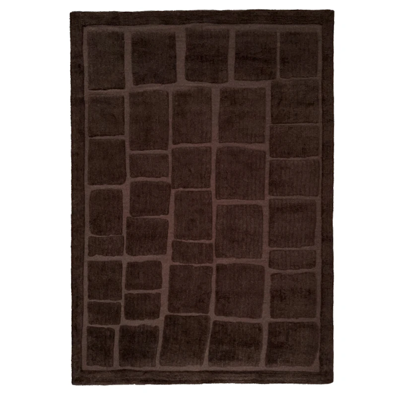 Wandel Wool Rug Brown, 200x300 cm