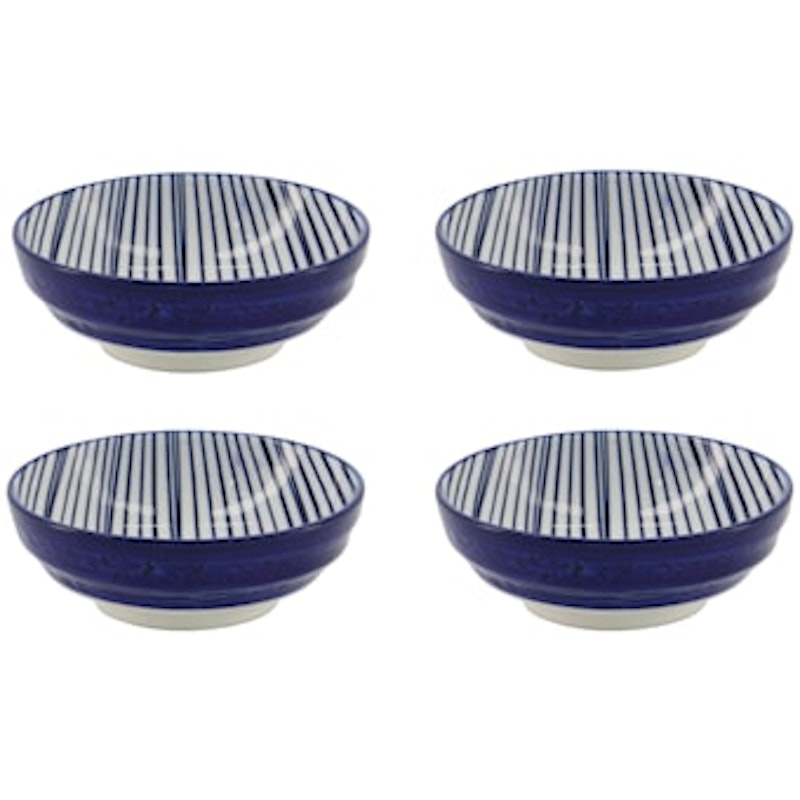 Nippon Blue Sauce Bowl 4-pack, Lines