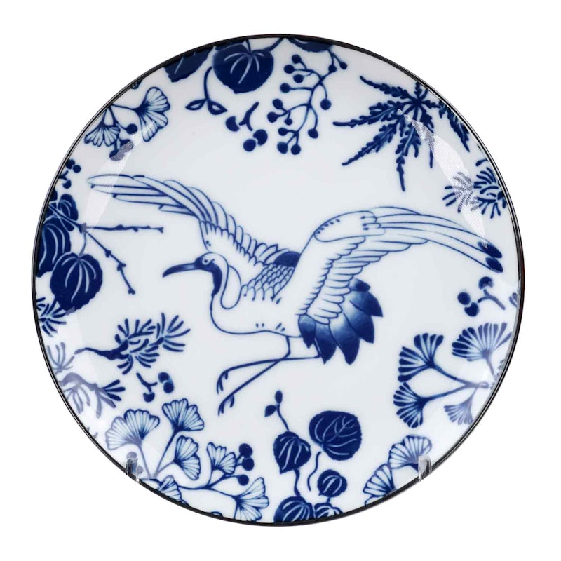Flora Japonica Plate 20,6 cm, Crane