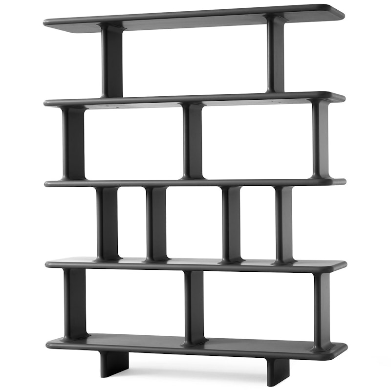 Archivo JH45 Bookshelf 168 cm, Black Grey