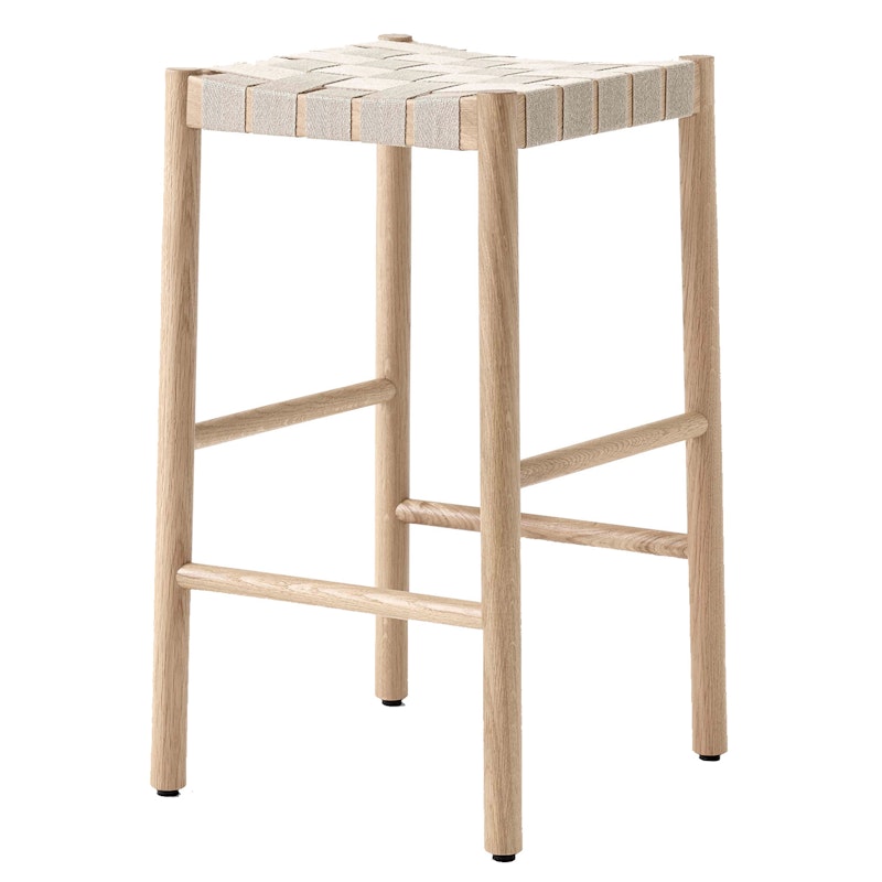 Betty Bar Stool TK7, Oak / Natural Webbing