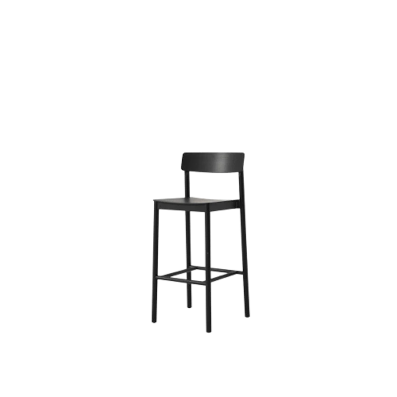 Betty TK16 Bar Stool Black Lacquered Ash