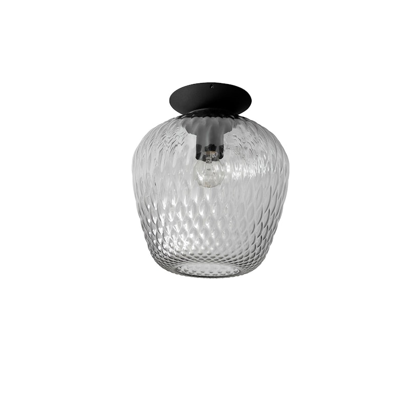 Blown ceiling lamp Sw5 Silver Black