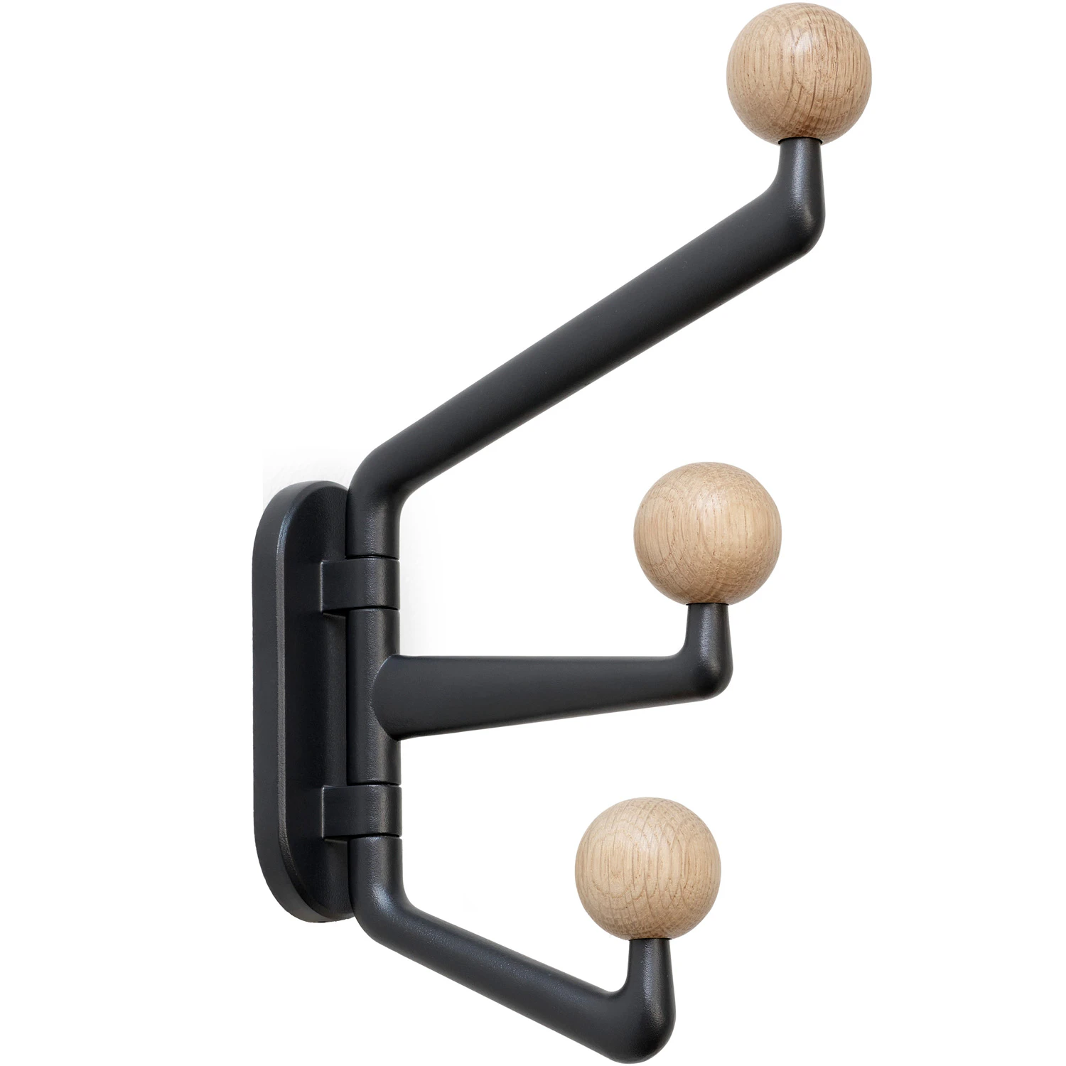 Capture SC74 Hook 3 Arms, Small, Graphite/Oak | RoyalDesign.co.uk