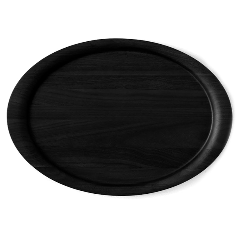 Collect SC64 Tray Black Lacquered Oak, 40 cm