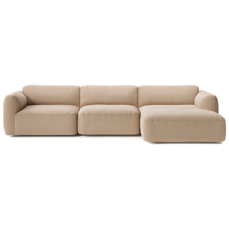 Develius Mellow 3-Seater Sofa, Configuration F, Karakorum 003