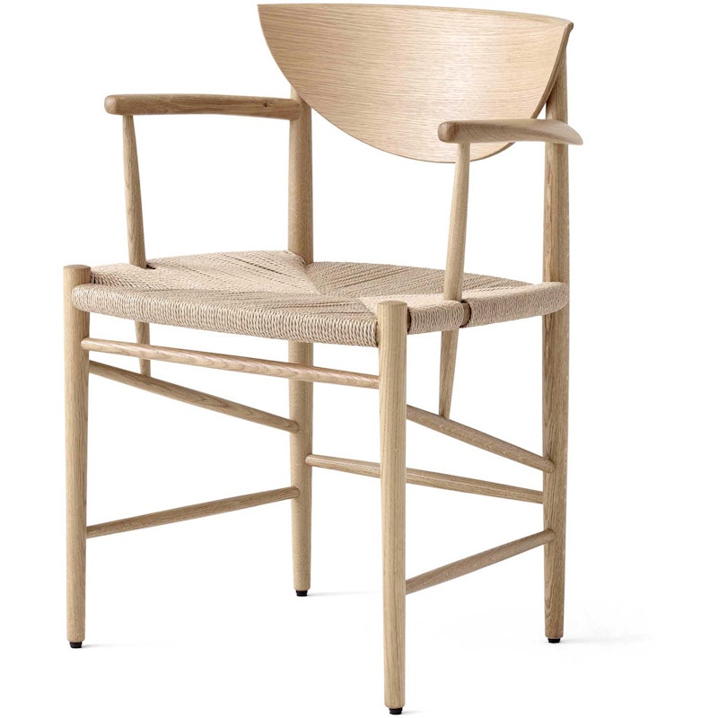 Drawn HM4 Chair, White oiled oak