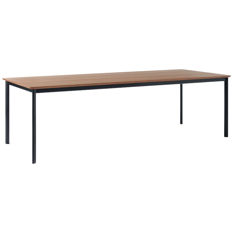 Drip HW117 Dining Table 103x253 cm, Walnut