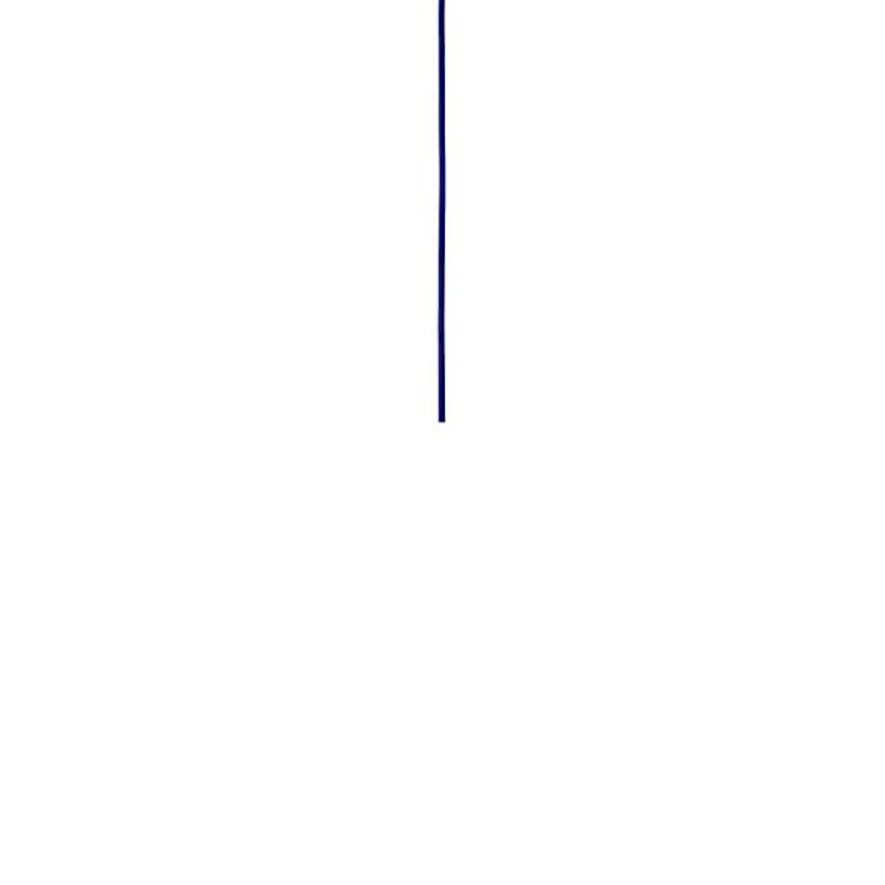 Fabric Cord 600 cm Cobalt Blue