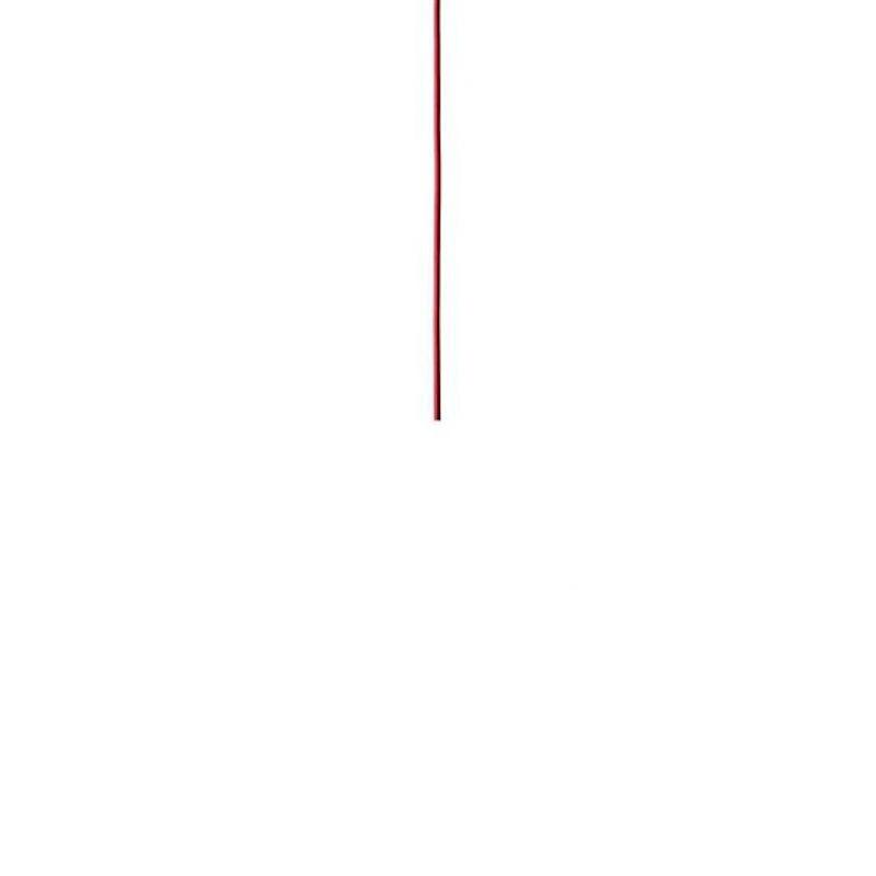 Fabric Cord 600 cm Vermillion Red