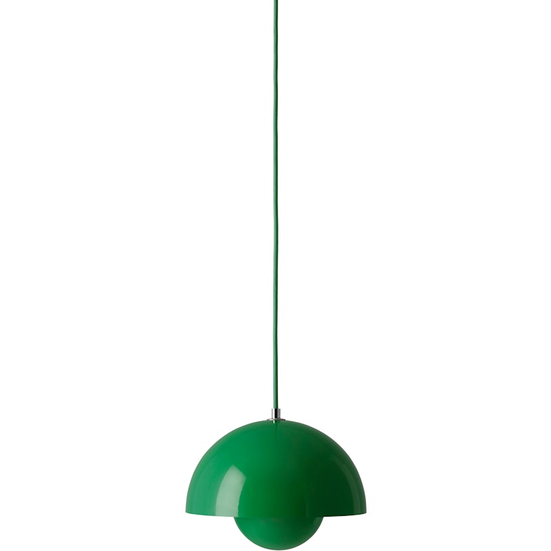 Flowerpot VP1 Pendant, Signal Green