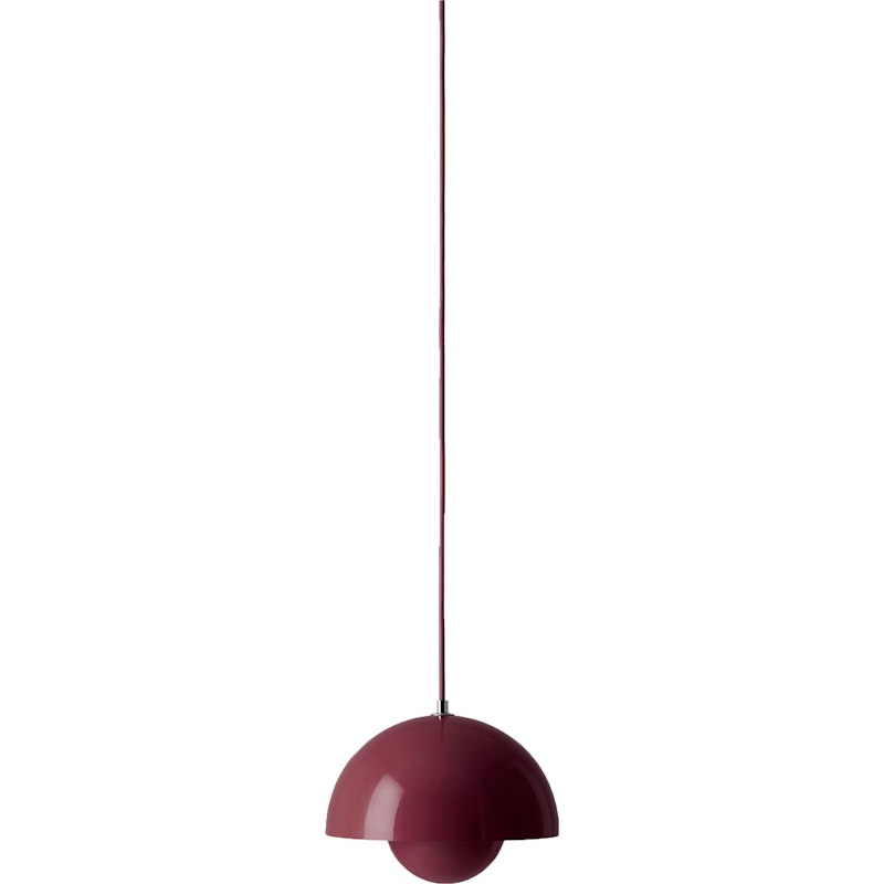 Flowerpot VP1 Pendant, Dark Plum