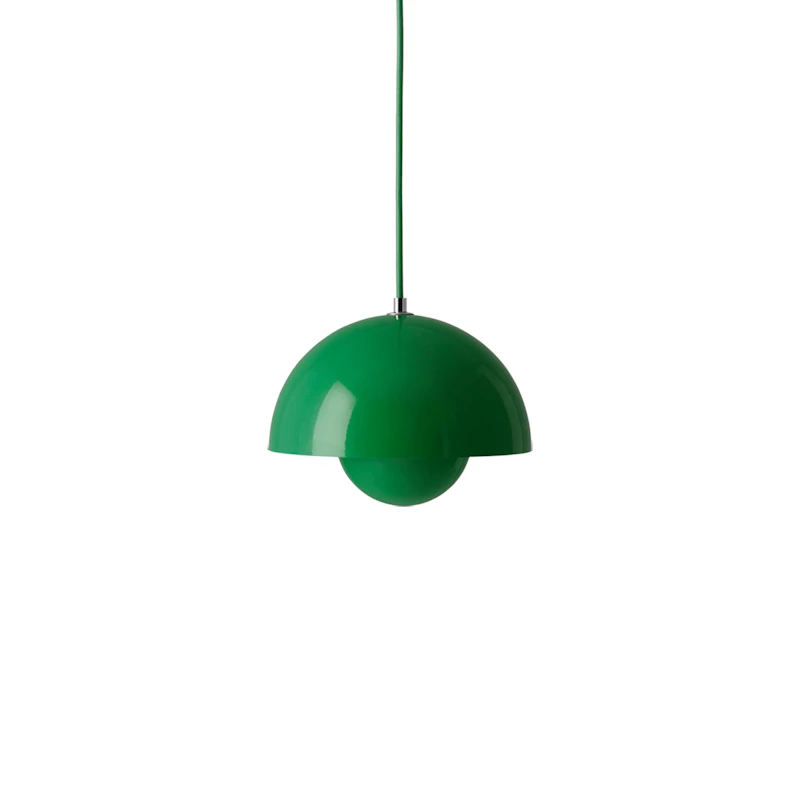 Flowerpot VP1 Pendant, Signal Green