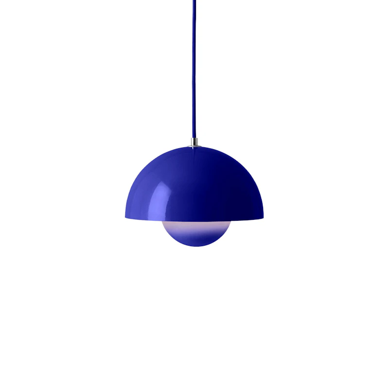 Flowerpot VP1 Pendant, Cobalt Blue