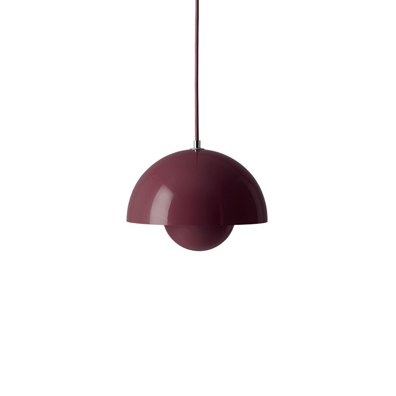 Flowerpot VP1 Pendant, Dark Plum