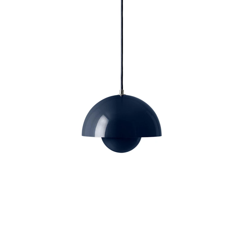 Flowerpot VP1 Pendant, Steel Blue